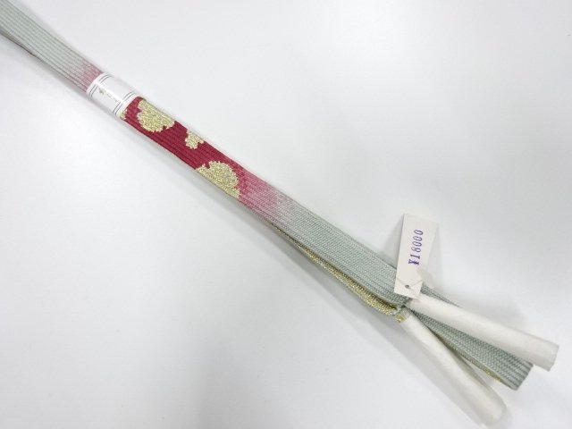 未使用品　正絹　高麗　手組帯締め